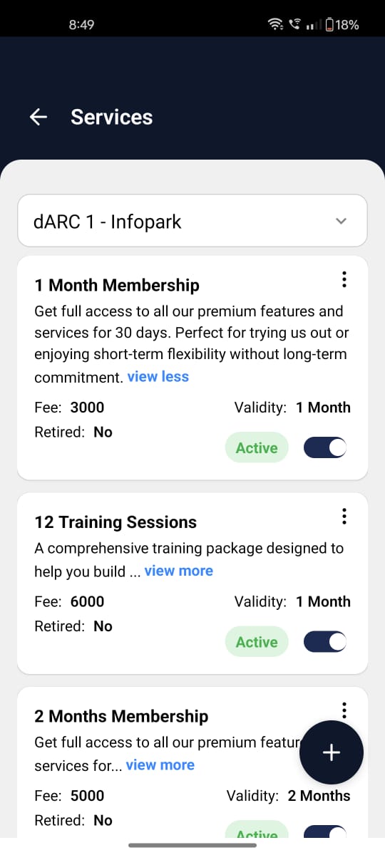 Flex Genie App Screens